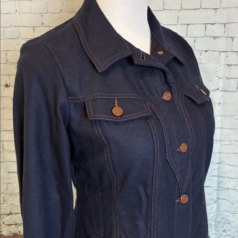 Pendleton Virgin Wool Rockabilly Western Jacket S Coastal Cowgirl Rodeo 70’s - Picture 16 of 16